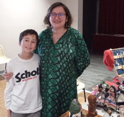 Sophie avec son fils